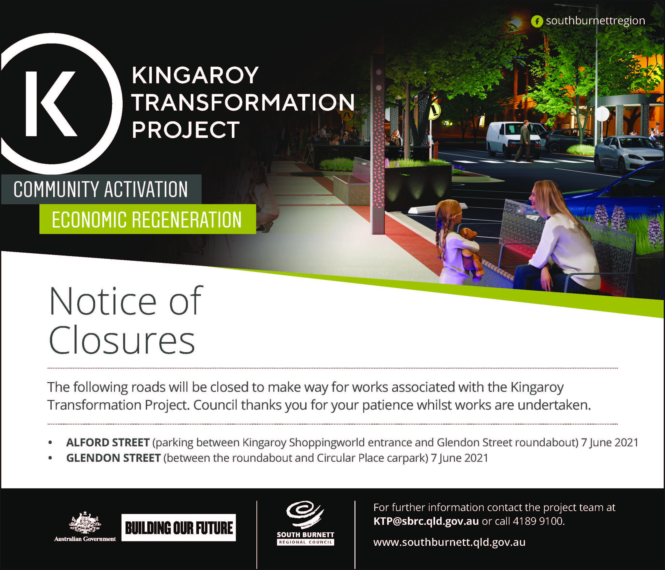 Image: Notice of Road Closures