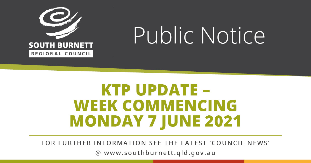 KTP Update – Week Commencing Monday 7 June 2021