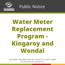 Water Meter Replacement Program – Kingaroy and Wondai