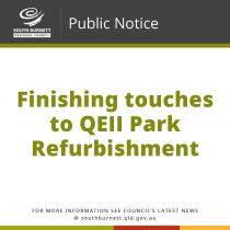 Finishing touches to QEII Park Refurbishment