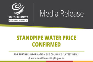 Standpipe water price confirmed
