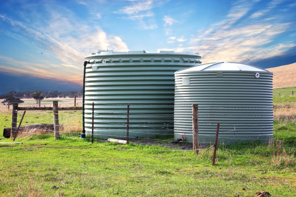 25 10 23 Water tanks on property