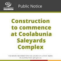 Construction to commence at the Coolabunia Saleyards Complex