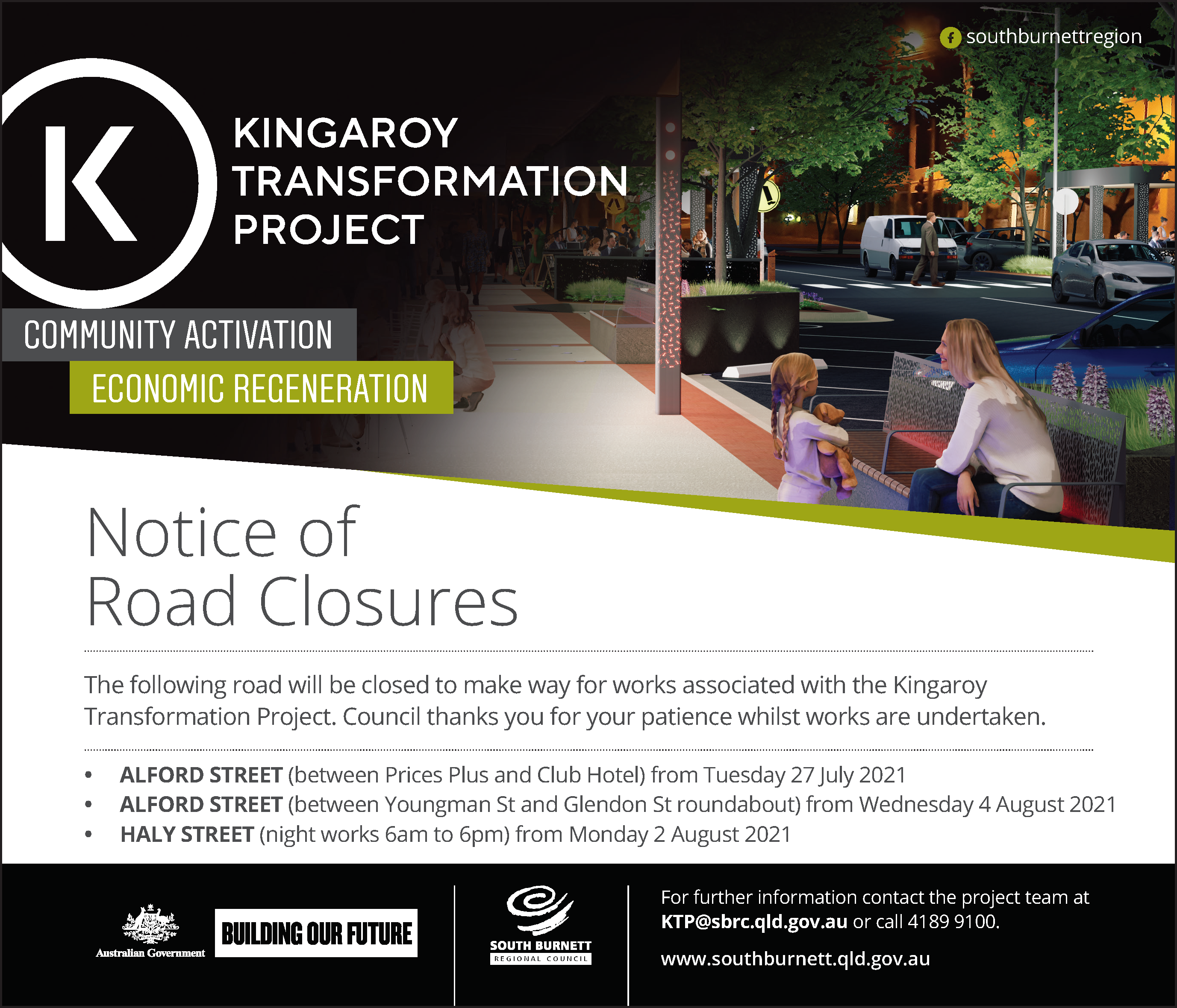 Image: Notice of Road Closures