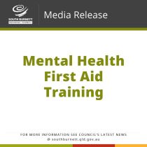 3 04 23 Media release resized mental health first aid