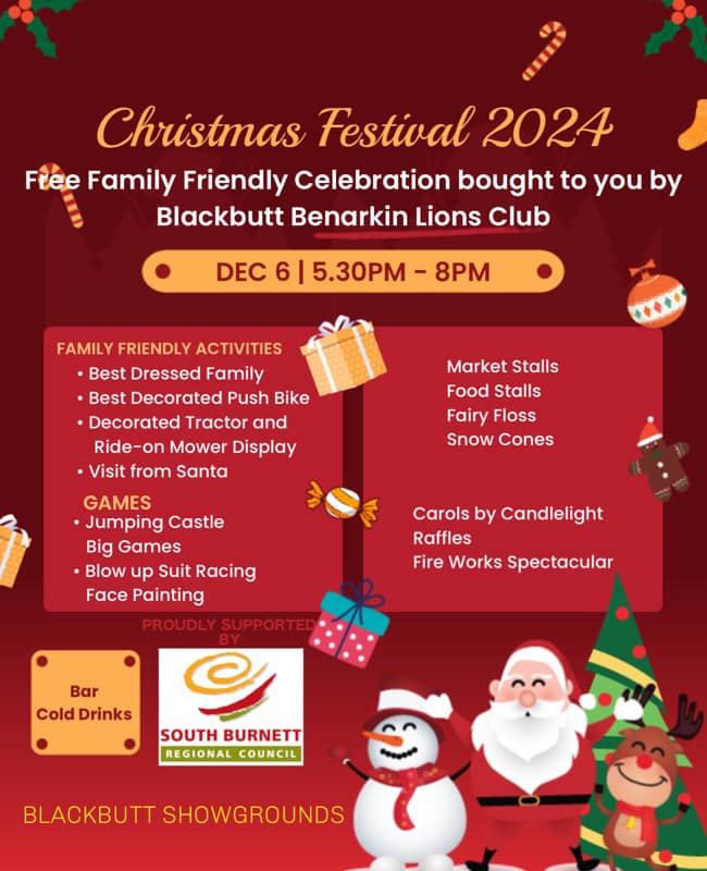 Blackbutt Family Christmas Event