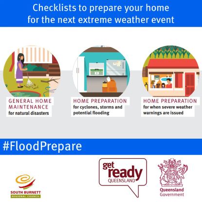 Floodprepare checklists to prepare your home south burnett