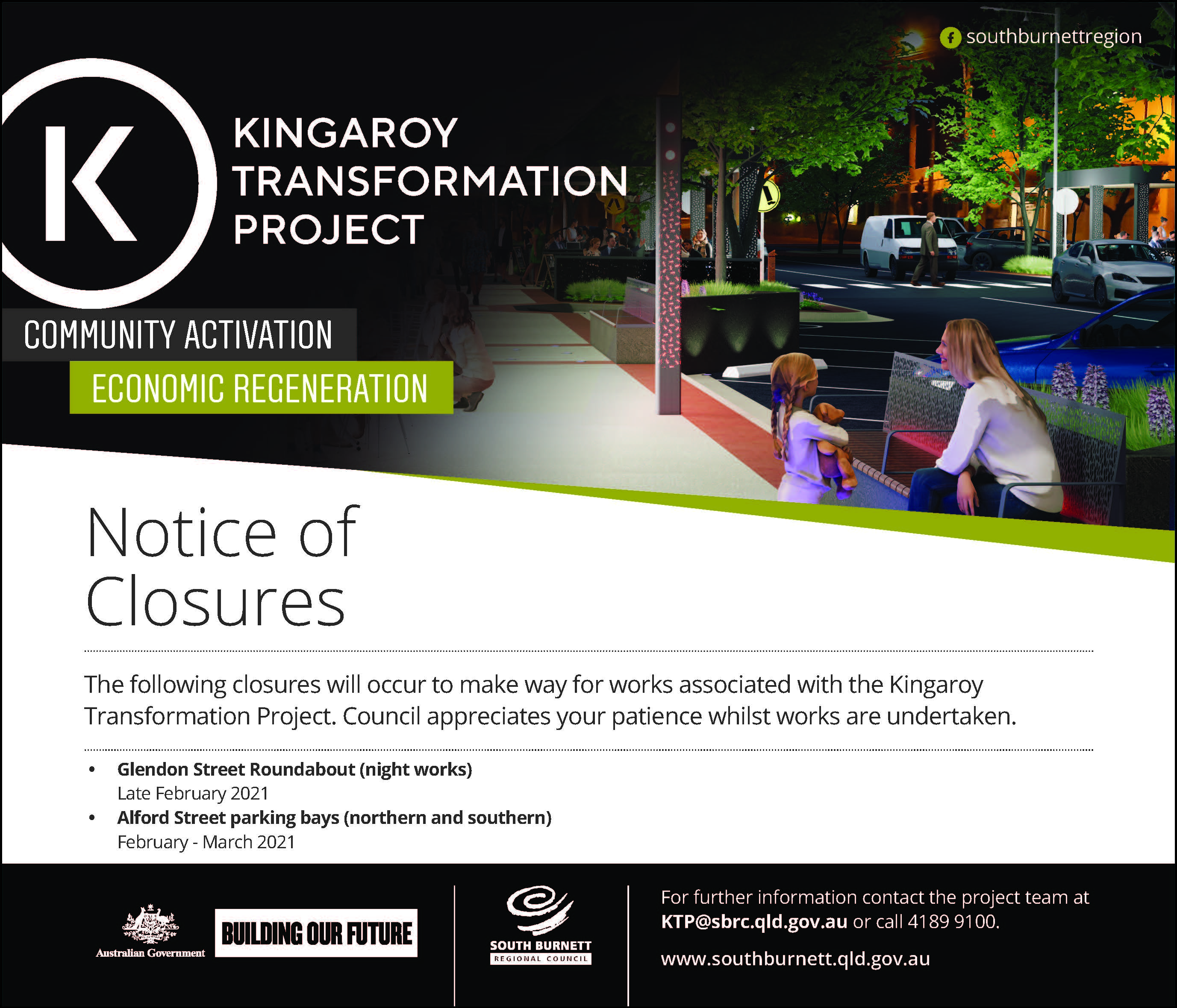 Update – Kingaroy Transformation Project (KTP)