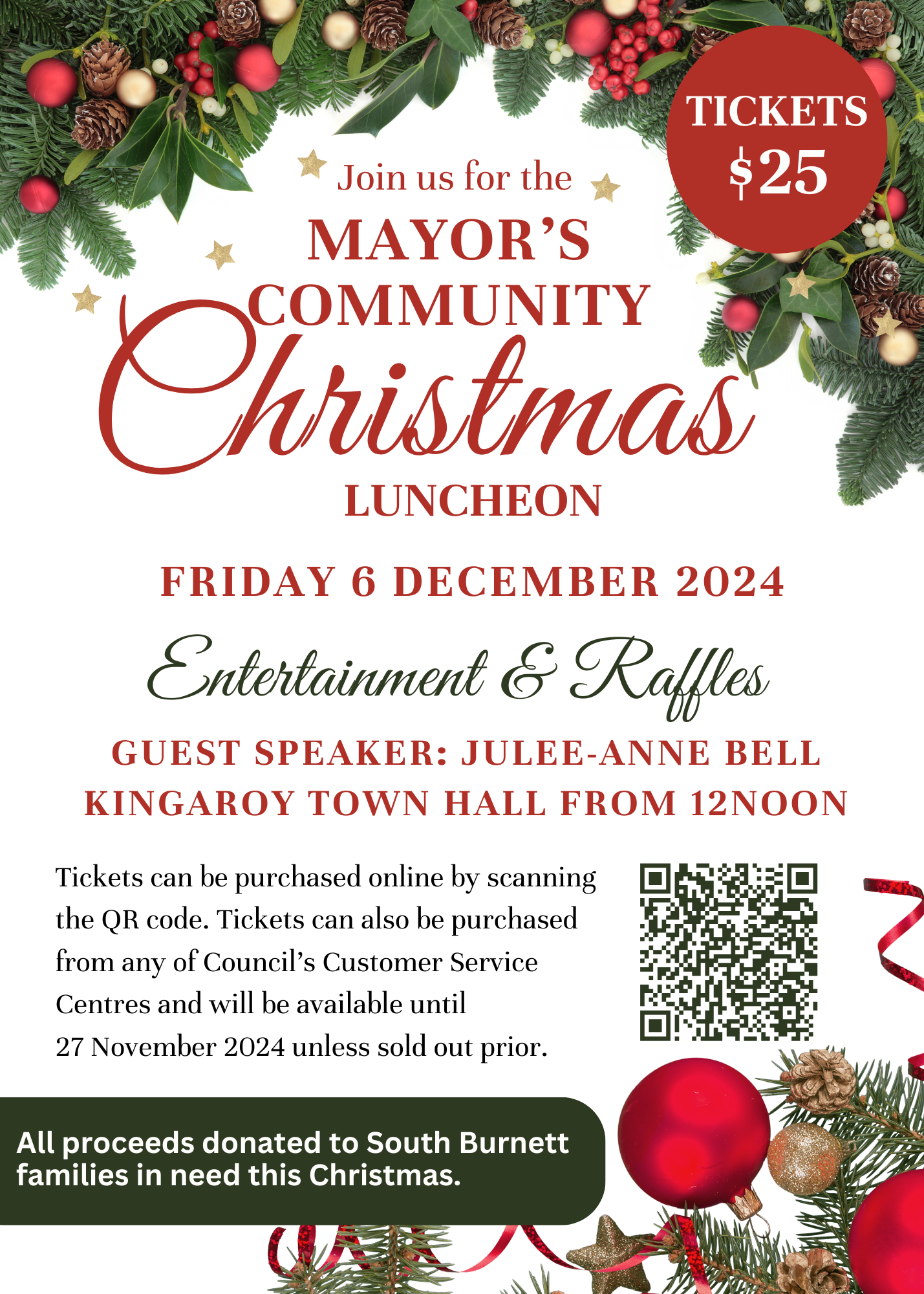 Mayor s community christmas luncheon invite