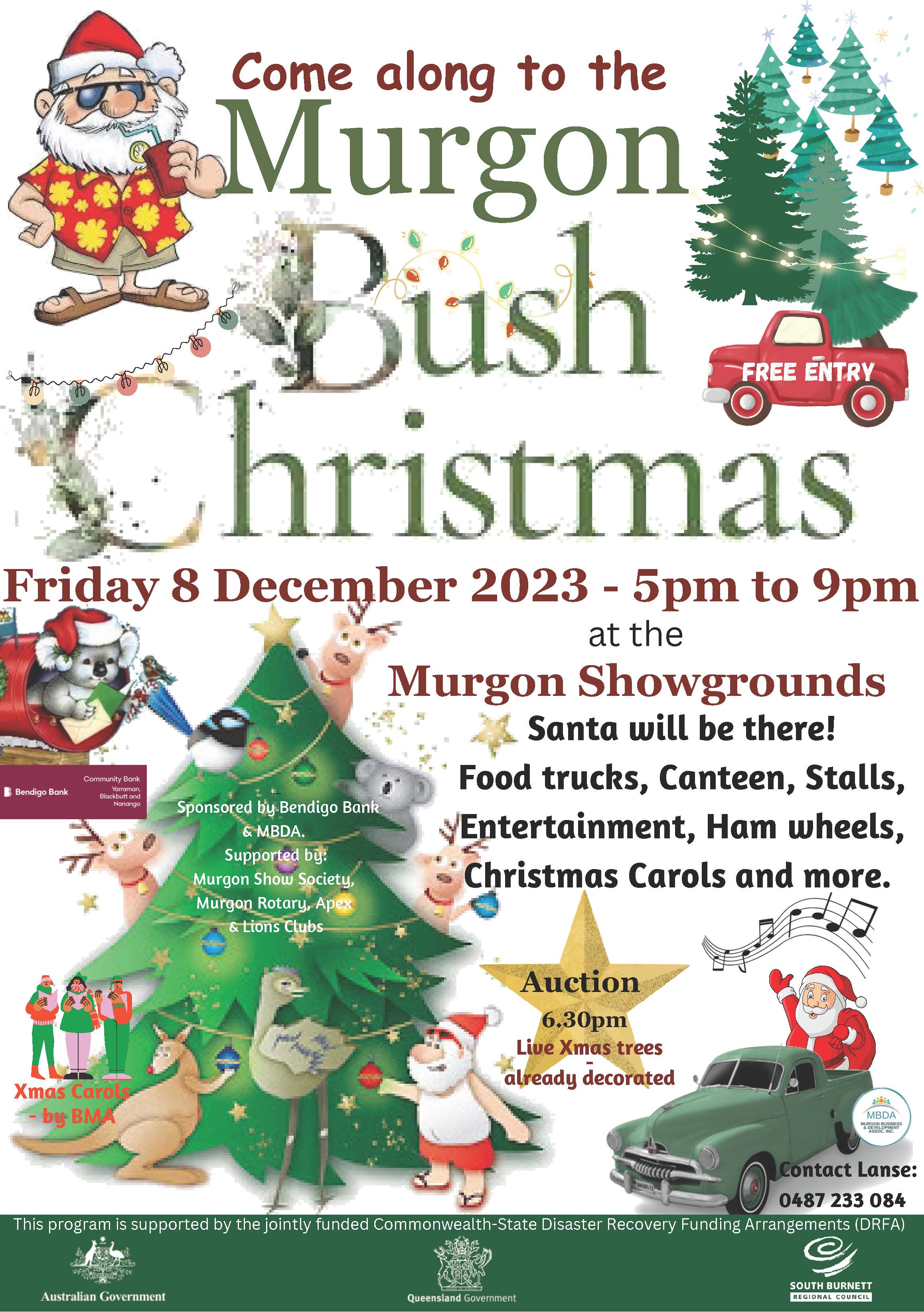 Murgon bush christmas flyer