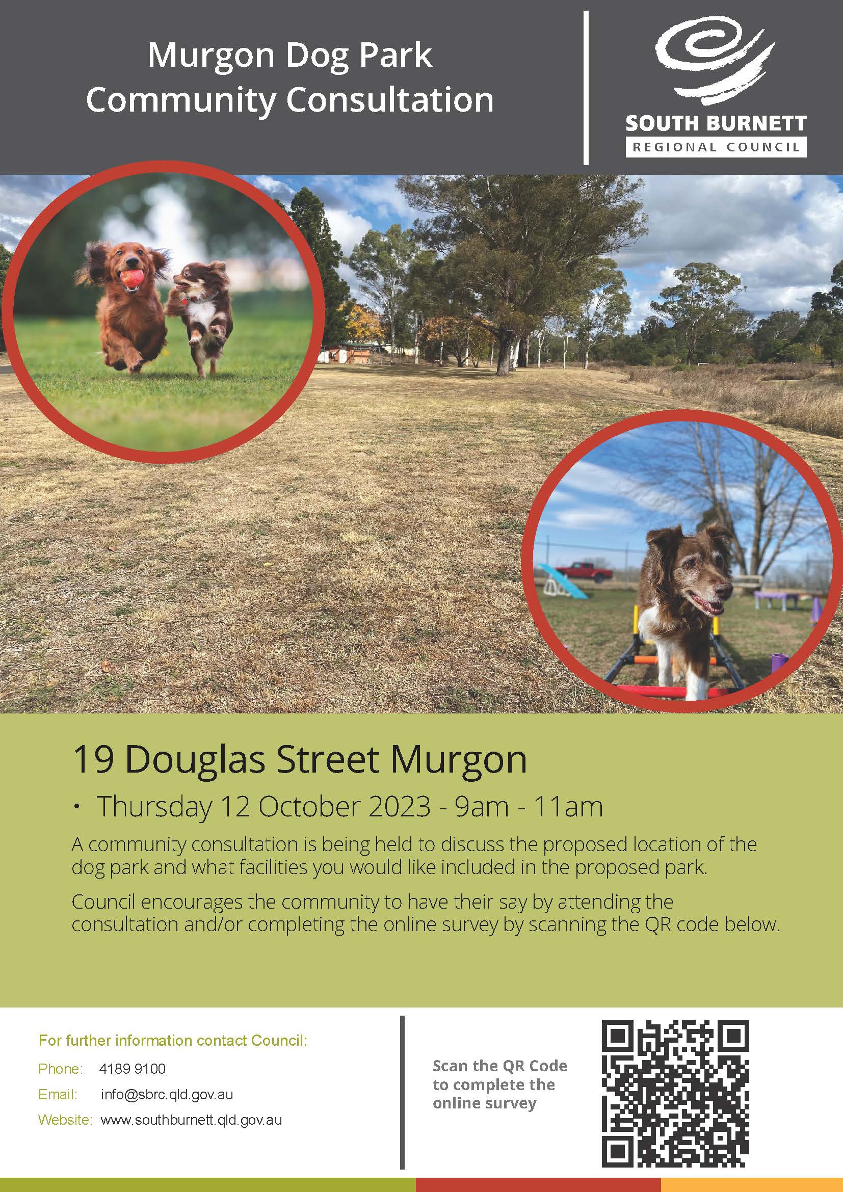 Murgon dog park consultation 1