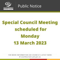 02 03 23 public notice special meeting 13 march 2023