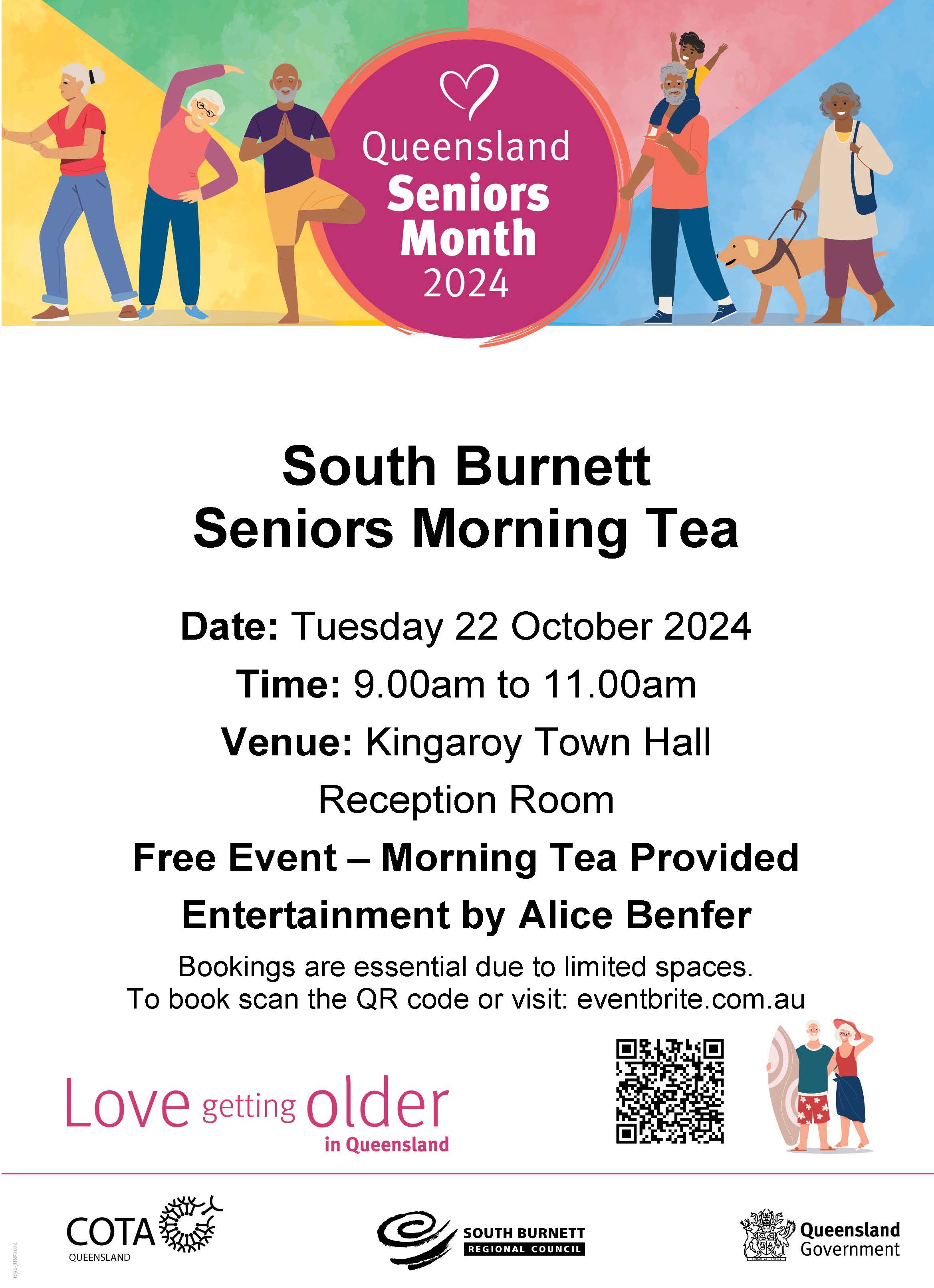 Seniors morning tea flyer